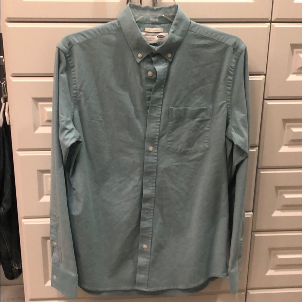 Old Navy small men’s teal Oxford